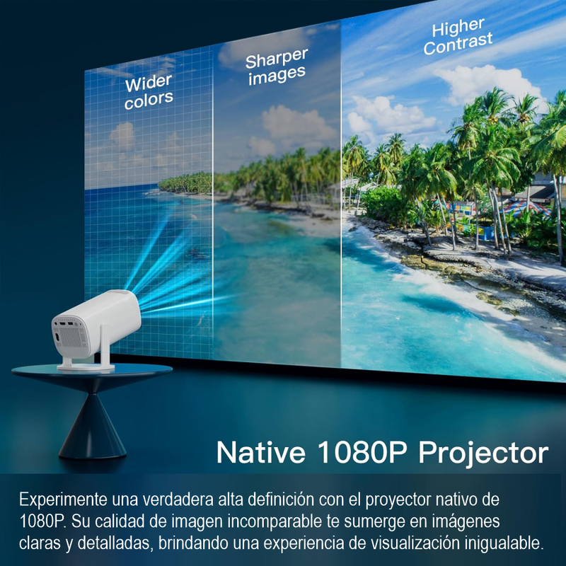 Proyector Inteligente 4k Android BT P30